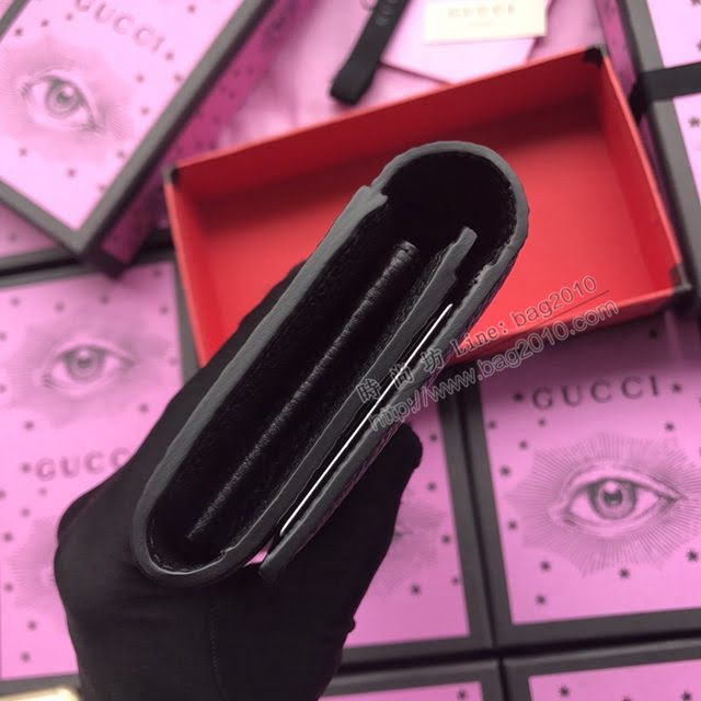 Gucci錢包 古馳新款Sylvie長夾翻蓋皮夾 Gucci女款長錢包 476084米白全皮  gdj1096